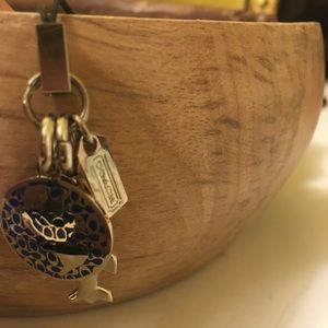 Coach cell phone charm